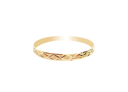 Gold Plated | Diamond Cut Bangles